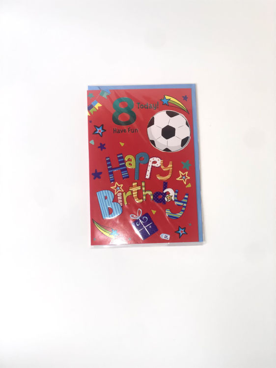 Picture of 280SE29628- HAPPY BIRTHDAY CARD - 8 TODAY-HAVE FUN